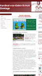 Mobile Screenshot of kardinal-von-galen-schule.de
